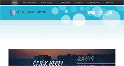 Desktop Screenshot of championlakes.com.au